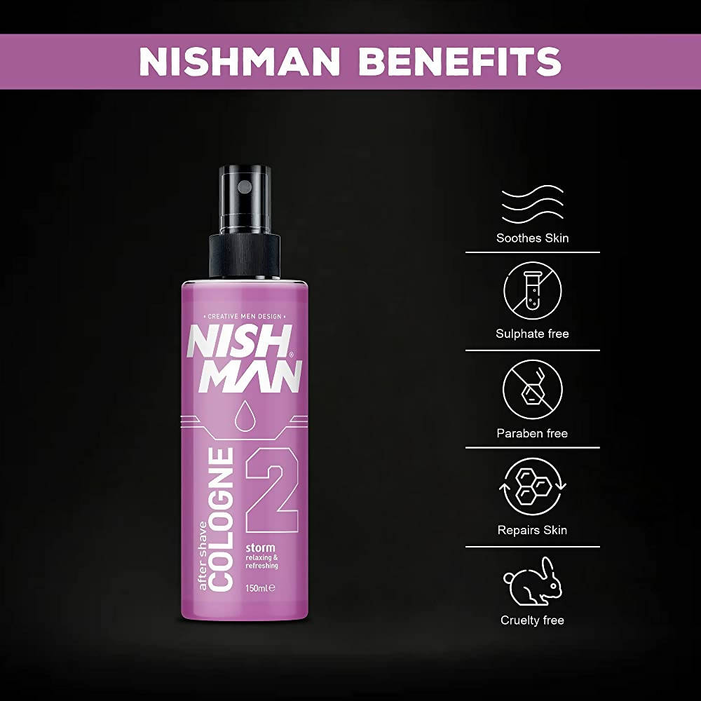 Nishman After Shave Cologne Storm - Liquid Based