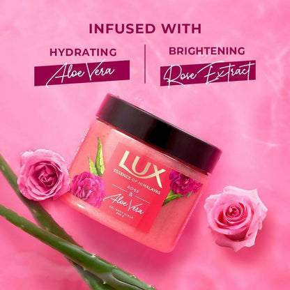 Lux Essence Of Himalayas Rose & Aloe Vera Gel Body Scrub