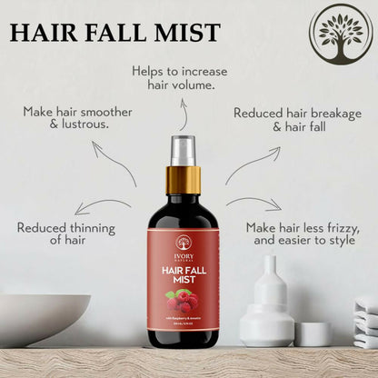 Ivory Natural Hair Mist For Long Hair For Growth Of Hair, Strengthen Follicles, And Restore Shine