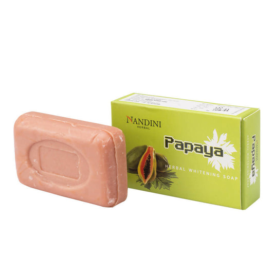 Nandini Herbal Papaya Whitening Soap - BUDEN