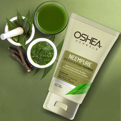 Oshea Herbals Neempure Anti Acne & Pimple Face Wash