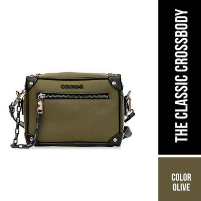 Colorbar Pouch The Classic Crossbody - Olive