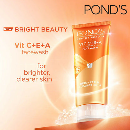 Ponds Bright Beauty Vit C+E+A Gel Face Wash