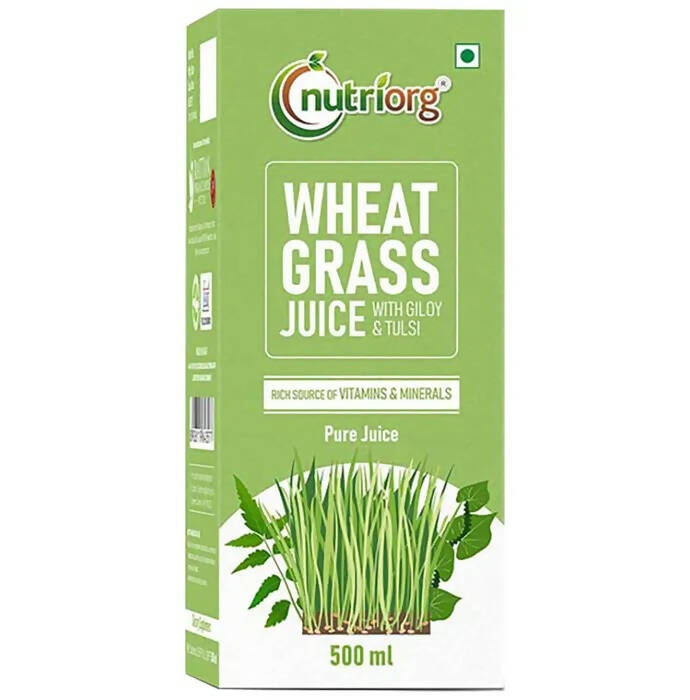 Nutriorg Wheat Grass Juice with Giloy & Tulsi - BUDEN