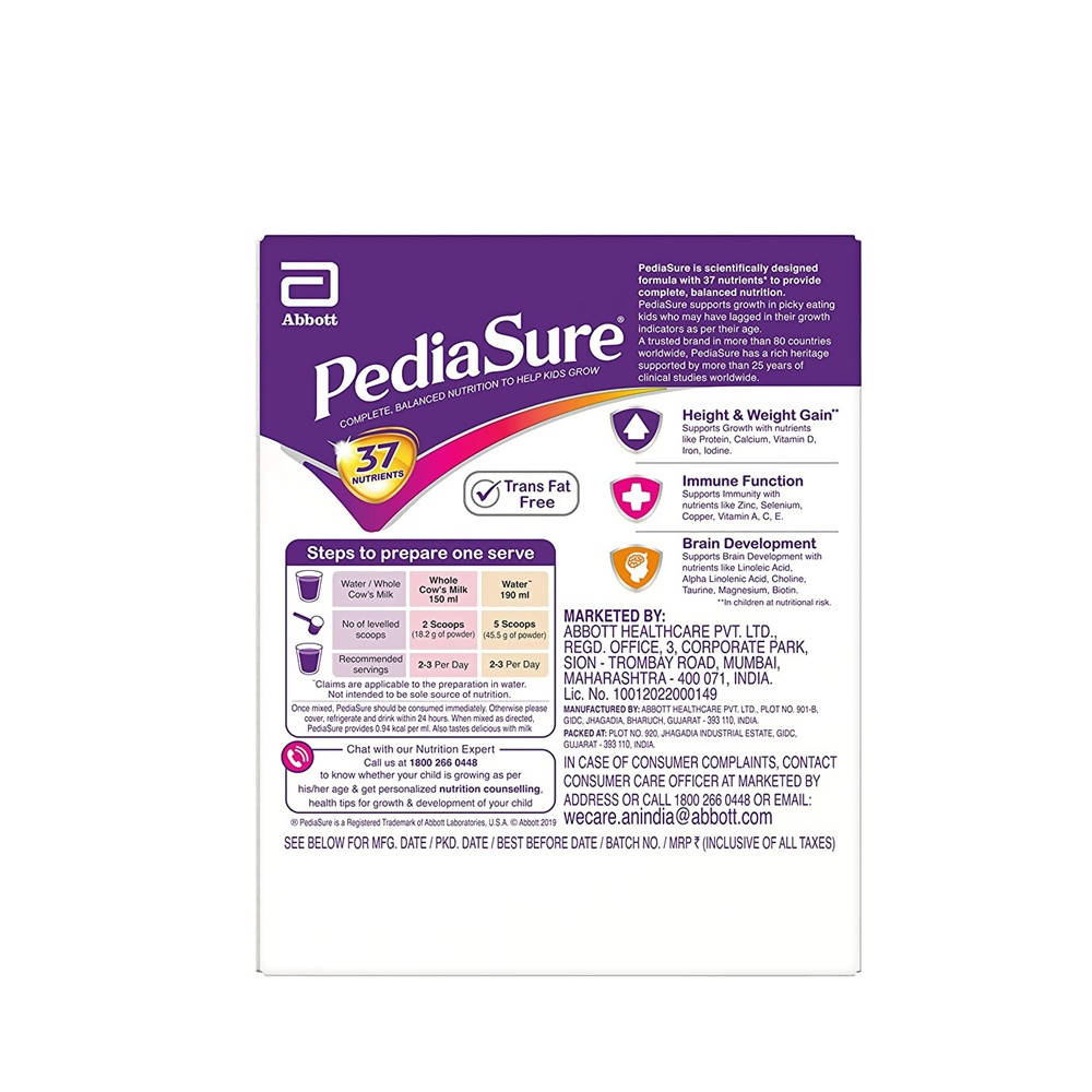 PediaSure Health and Nutrition Drink Powder for kids (Kesar Badam)