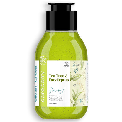 Careberry Tea Tree & Eucalyptus Oil Shower Gel