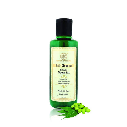 Khadi Natural Hair Cleanser Khadi Neem Sat