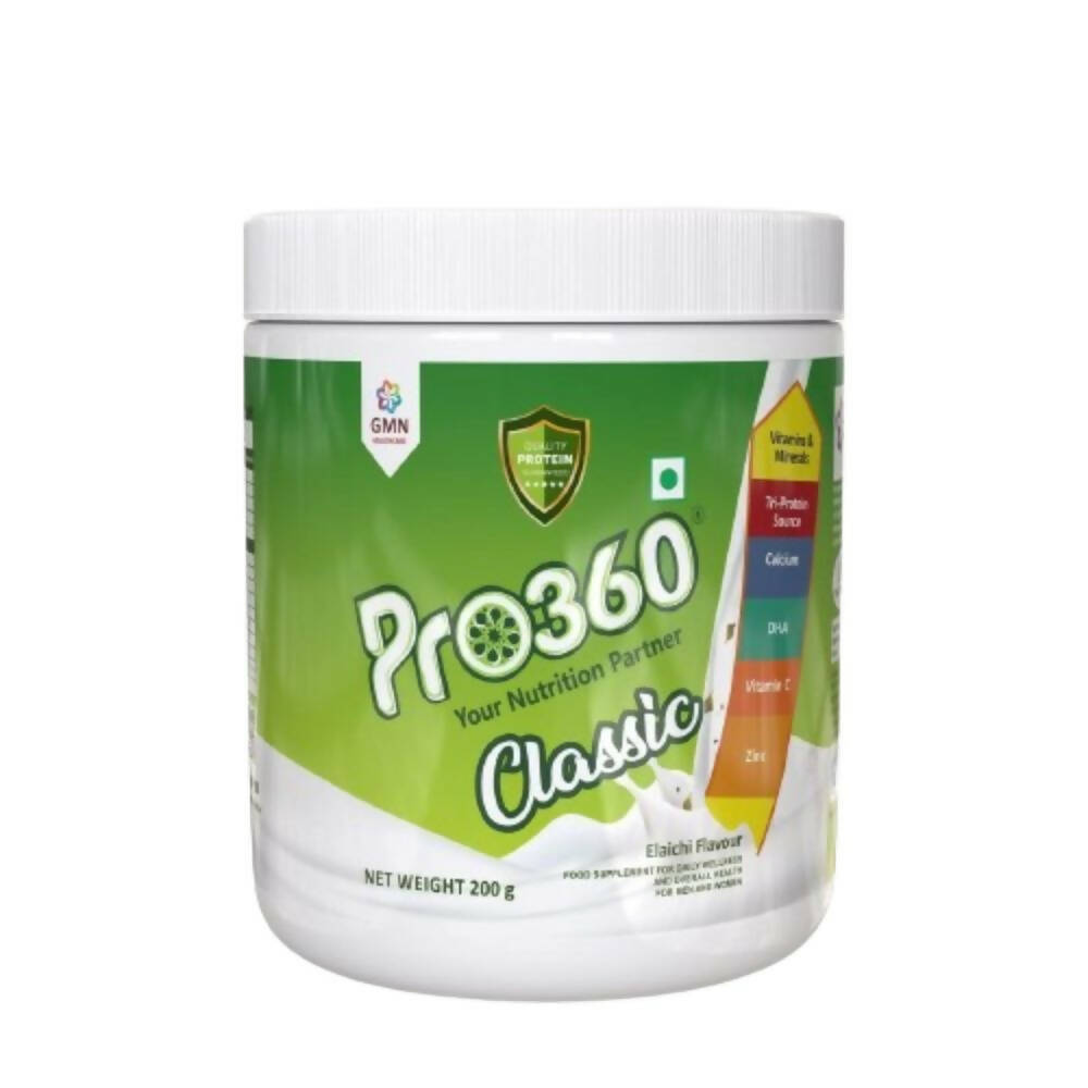 Pro360 Classic Daily Wellness Nutritional Protein Health Drink Supplement Powder