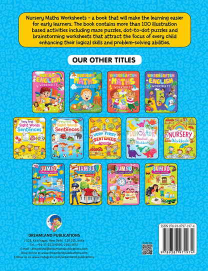 Dreamland Nursery Maths Worksheets