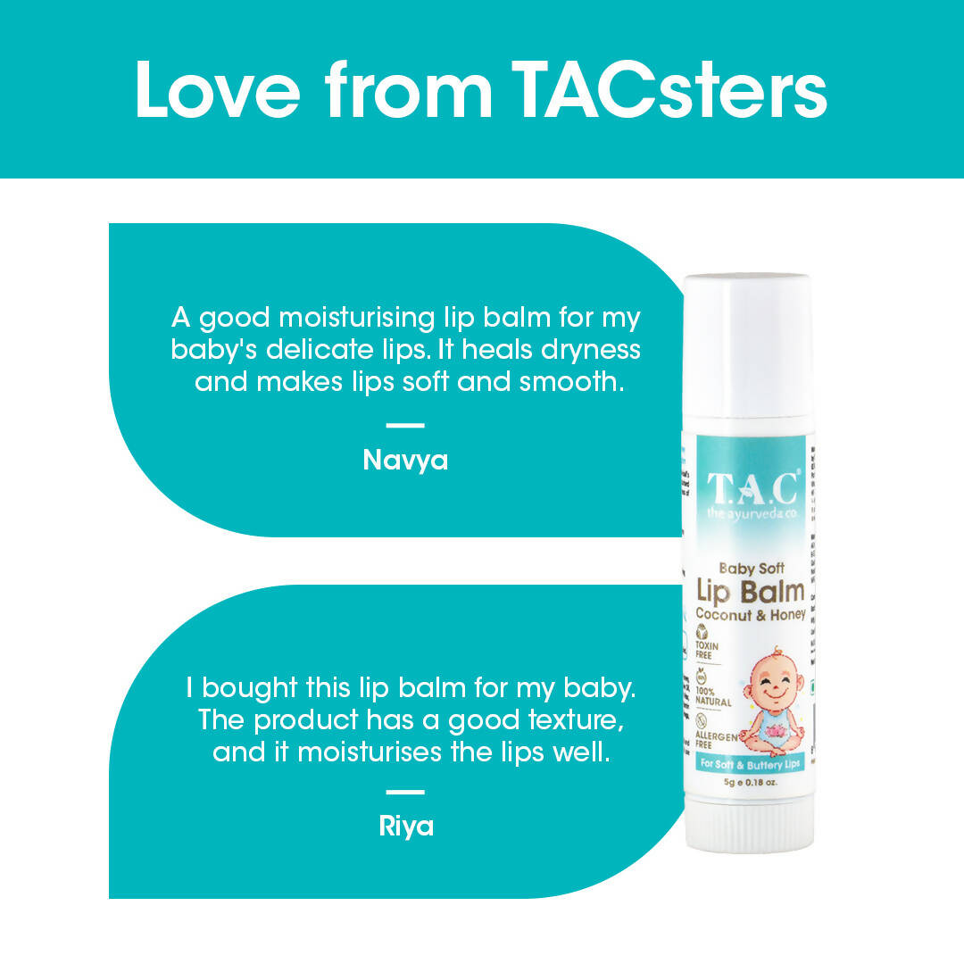 TAC - The Ayurveda Co. Baby Coconut & Honey Lip Balm