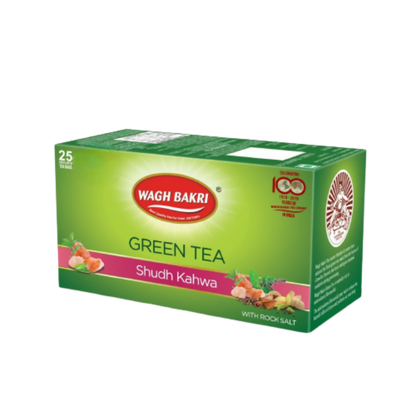 Wagh Bakri Shudh Kahwa Green Tea Bags -  buy in usa 