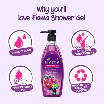 Fiama Shower Gel Blackcurrant & Bearberry