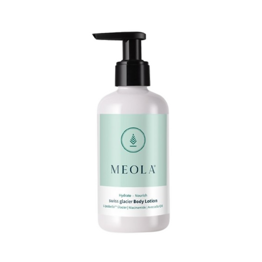 Meola Swiss Glacier Body Lotion With Niacinamide, Almond & Avocado Oil