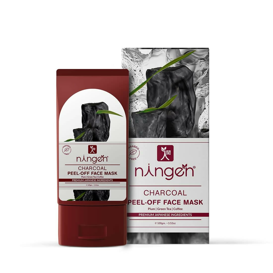 Ningen Charcoal Peel-Off Face Mask - usa canada australia