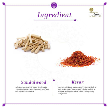 Khadi Natural Sandalwood & Kesar Moisturizer