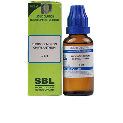 SBL Homeopathy Rhododendron Chrysanthum Dilution - BUDEN