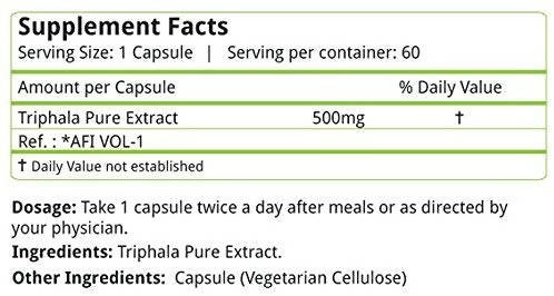 Nature's Velvet Triphala Capsules