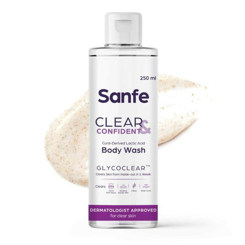 Sanfe Clear & Confident Glycolic Acid Body Wash