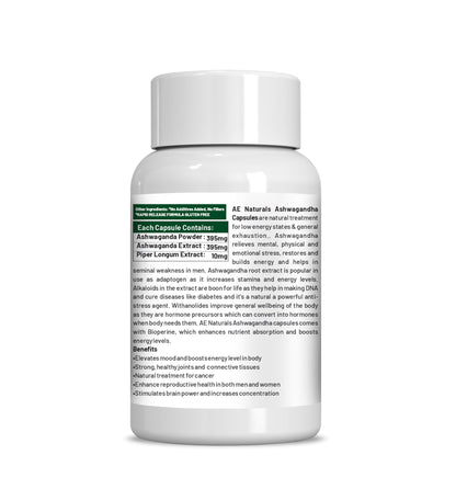 Ae Naturals Ashwagandha Capsules