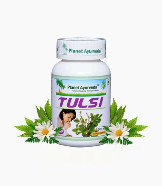 Planet Ayurveda Tulsi Capsules - BUDEN