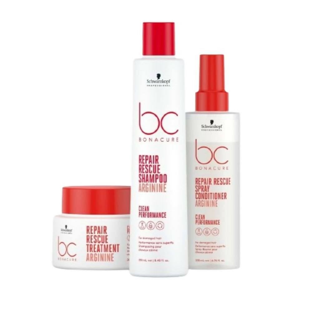 Schwarzkopf Professional Bc Peptide Repair Rescue Micellar Clean Combo (Red)