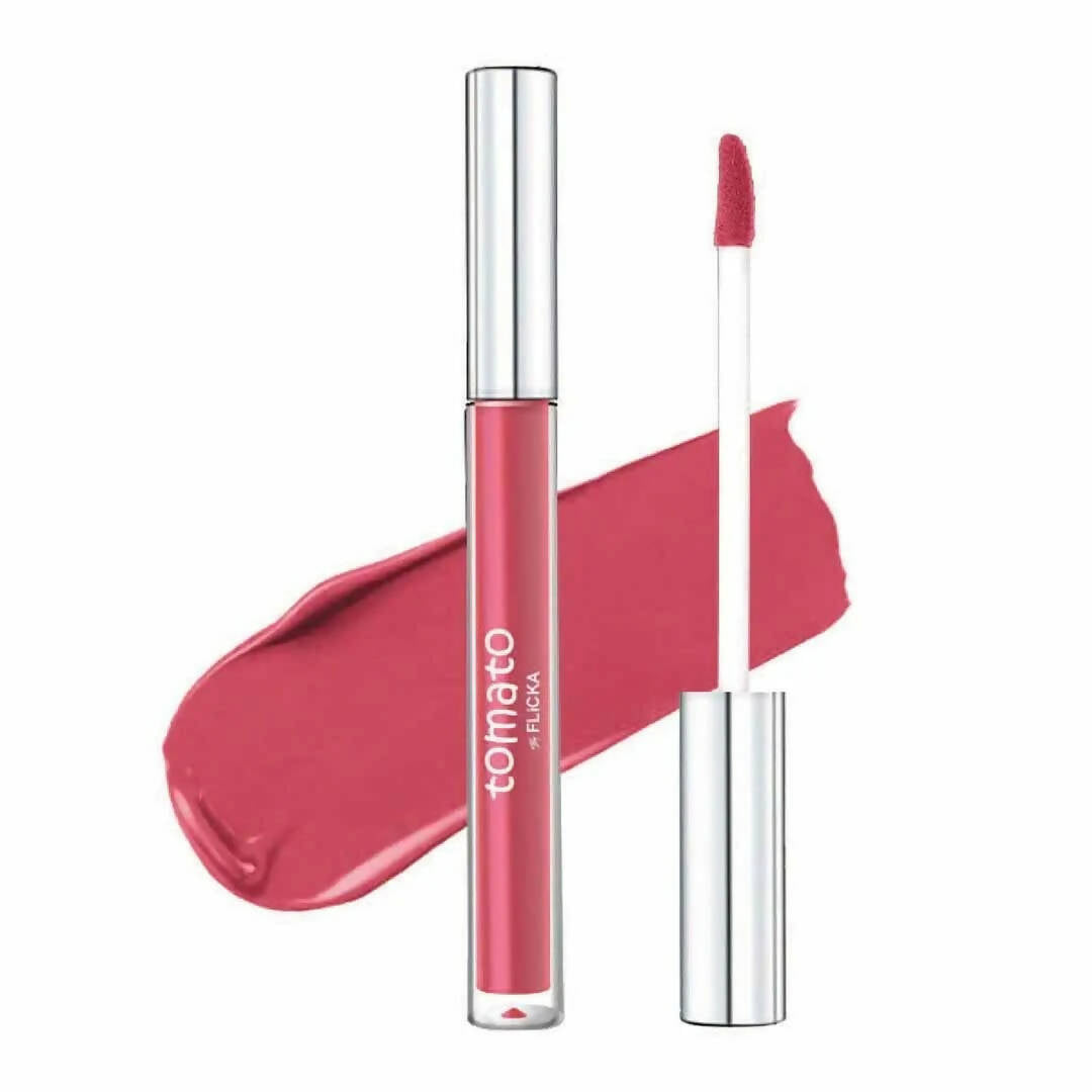 FLiCKA Tomato Liquid Lipstick - Pinkish Nude - Shade 10 - BUDNE