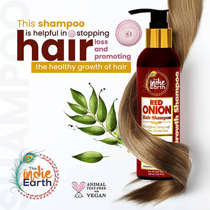 The Indie Earth Red Onion Hair Shampoo