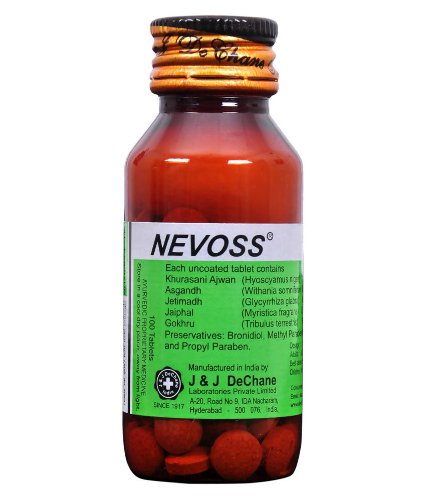 J & J Dechane Ayurvedic Nevoss Tablets