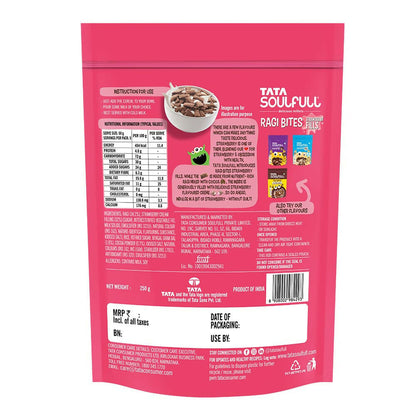 Tata Soulfull Ragi Bites Strawberry Fills Breakfast Cereal