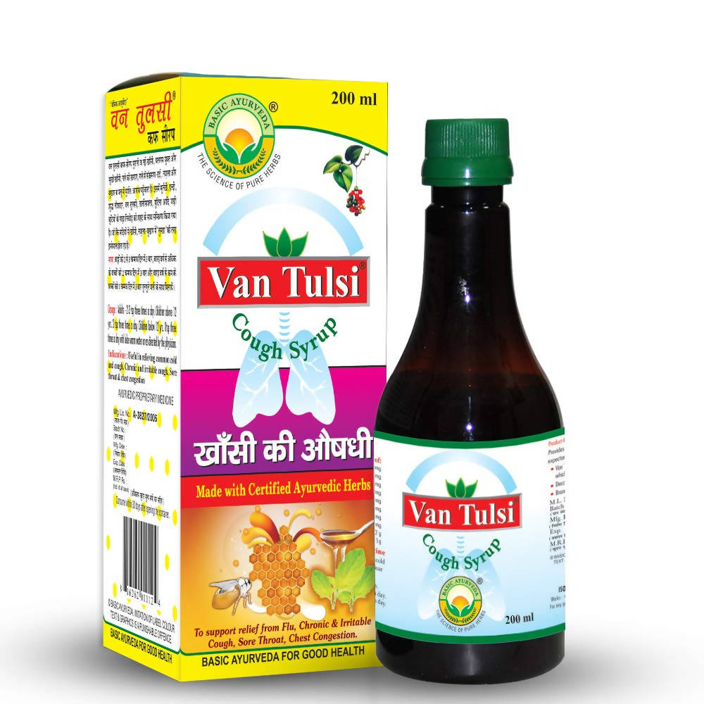 Basic Ayurveda Van Tulsi Cough Syrup