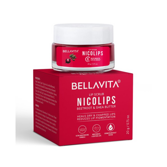 Bella Vita Organic NicoLips Lip Lightening Scrub Balm