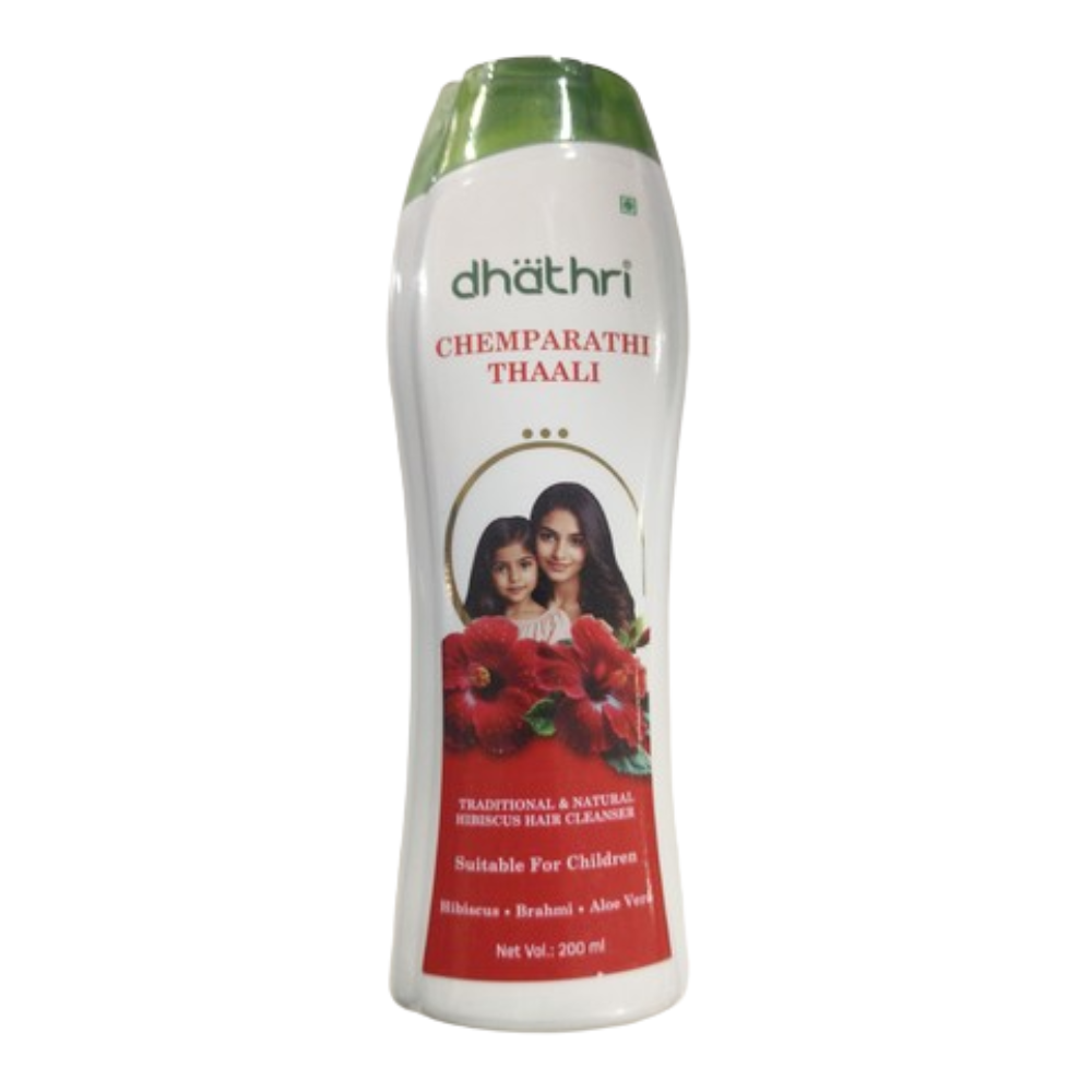 Dhathri Chemparathi Thaali Natural Hibiscus Shampoo For Soft and Shiny Hair
