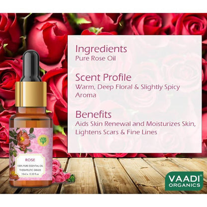 Vaadi Herbals Rose Oil Therapeutic Grade