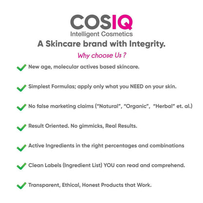 Cos-IQ Niacinamide Vitamin B3-10% Face Serum for Ultra Sensitive Skin