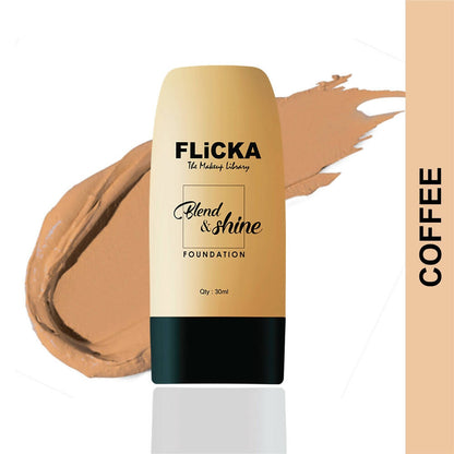 Flicka Blend & Shine Foundation - Coffee