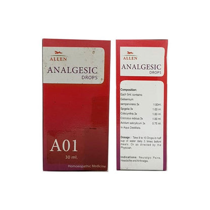 Allen Homeopathy A01 Analgesic Drops