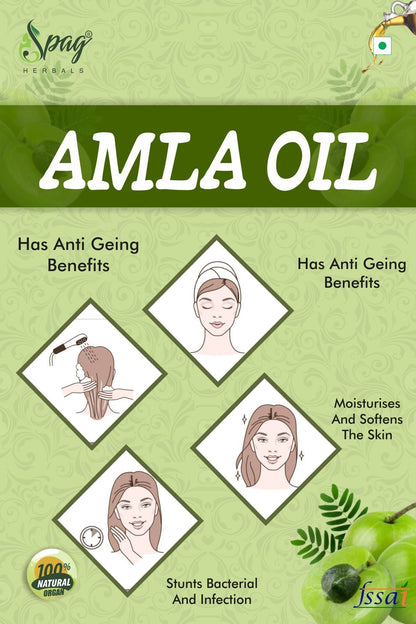 Spag Herbals Amla Oil For Hair & Skin Care