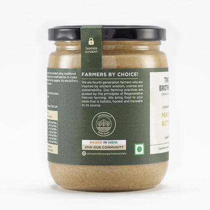 Two Brothers Organic Farms Jaggery Peanut Butter & Plain Peanut Butter-Creamy