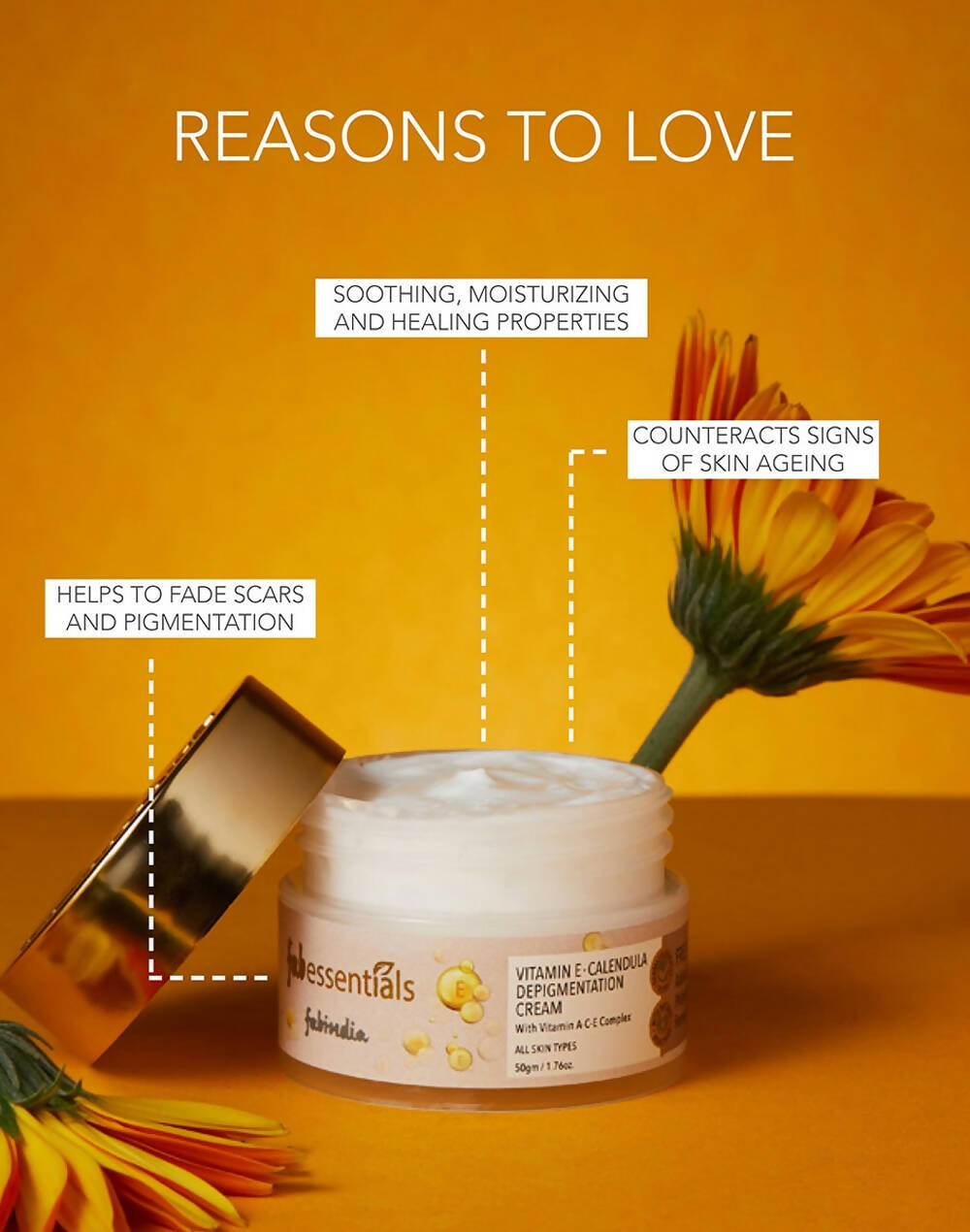 Fabessentials Vitamin E Calendula Depigmentation Cream