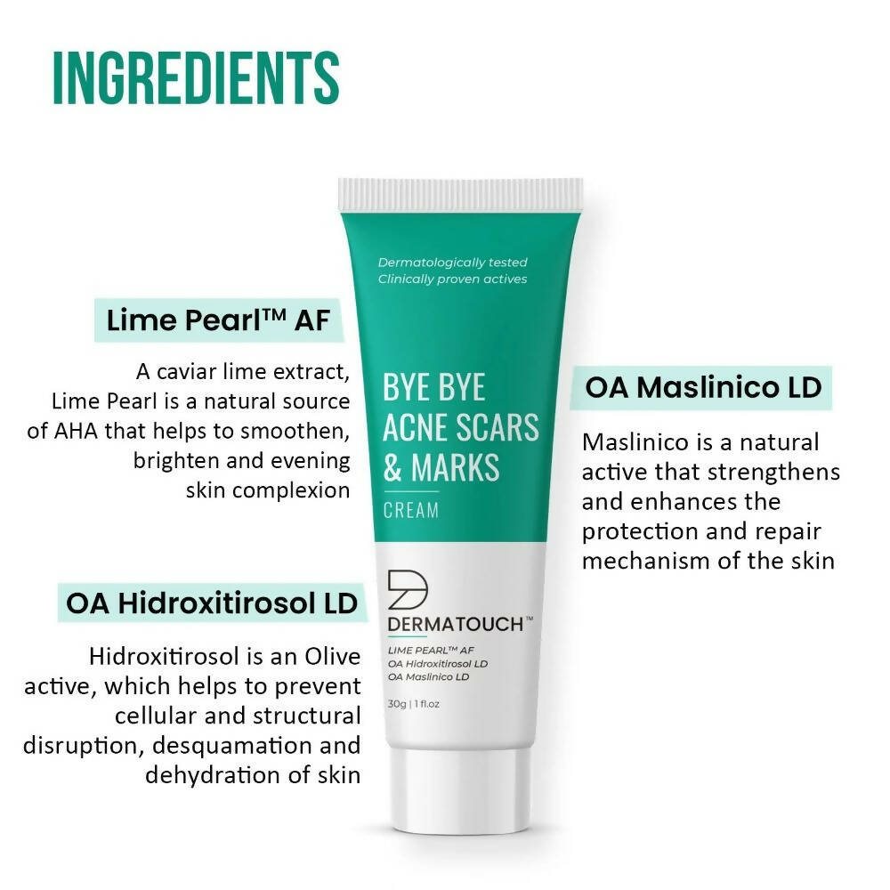 Dermatouch Bye Bye Acne Scars & Marks Cream