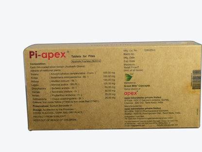 Apex Ayurvedic Pi-Apex Tablet