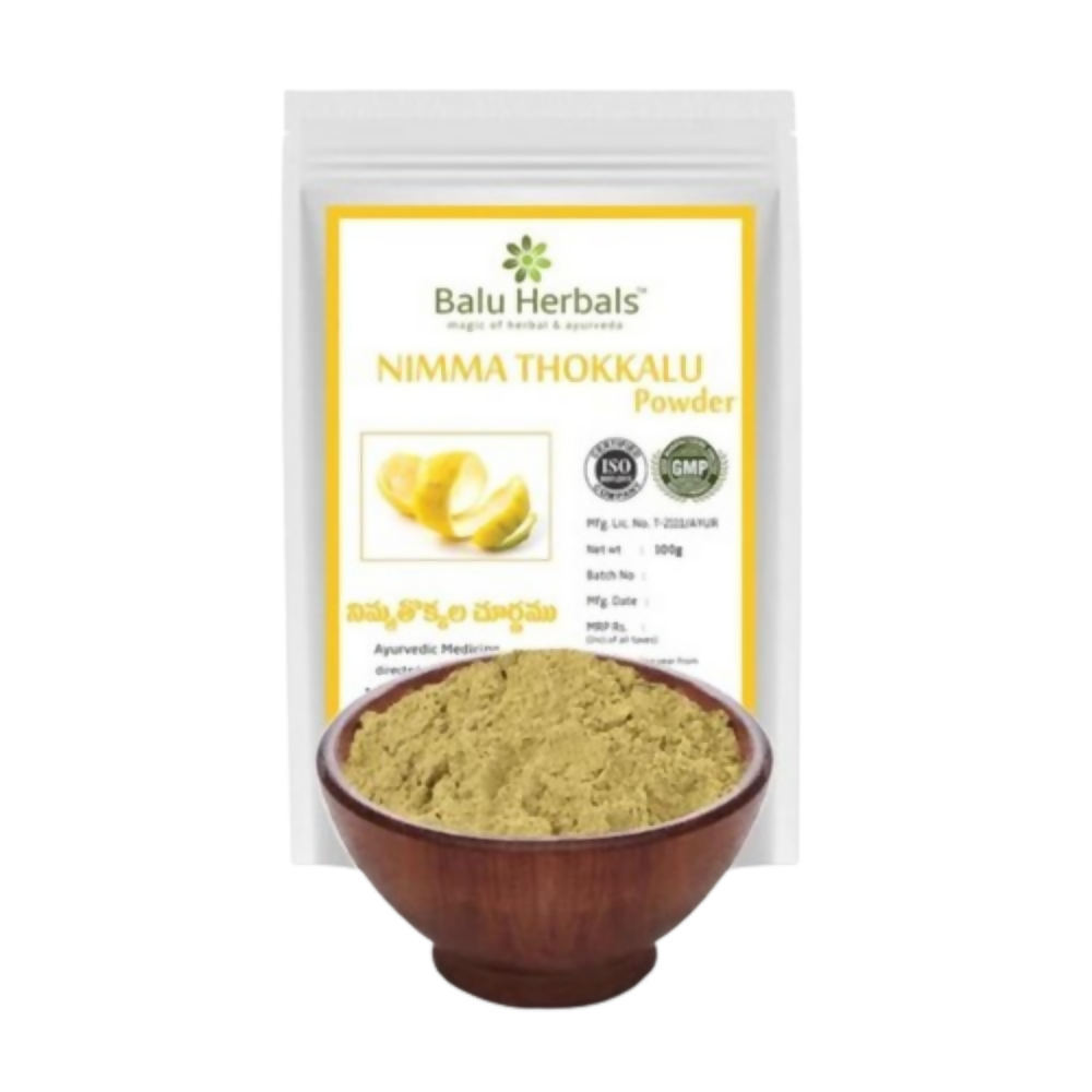 Balu Herbals Lemon Peel (Nimma Thokkala) Powder - buy in USA, Australia, Canada