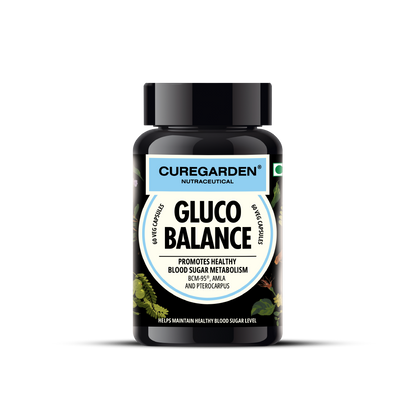 Curegarden Natural Gluco Balance Veg Capsules - usa canada australia