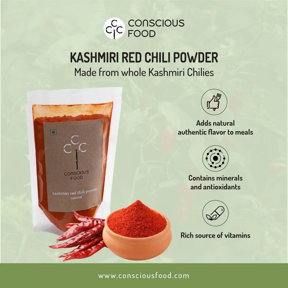 Conscious Food Kashmiri Red Chilli Powder