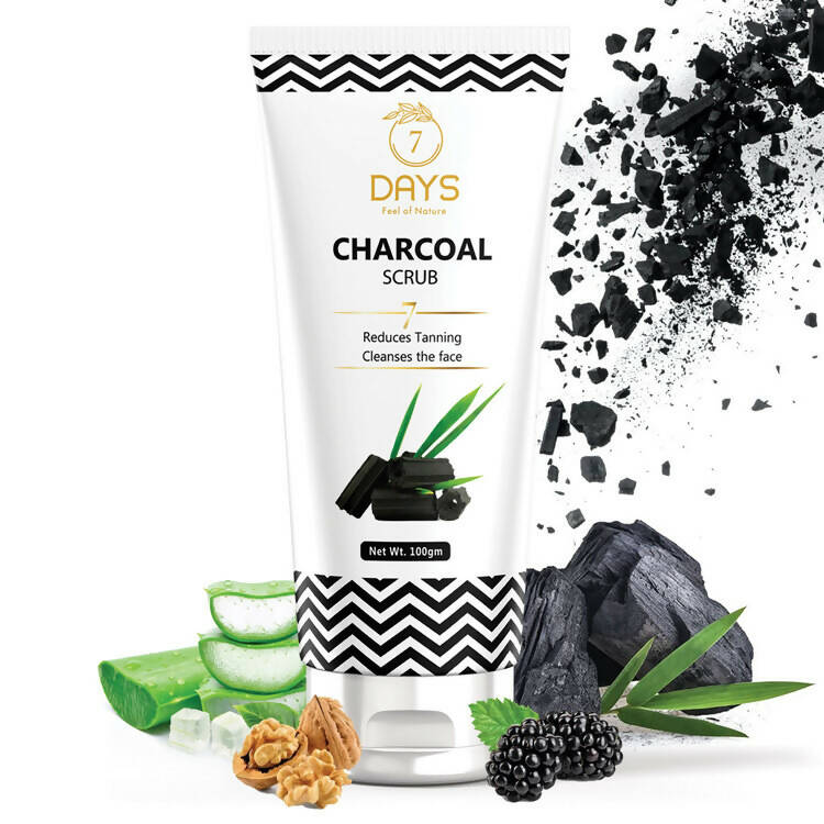 7 Days Activated Charcoal Face Scrub