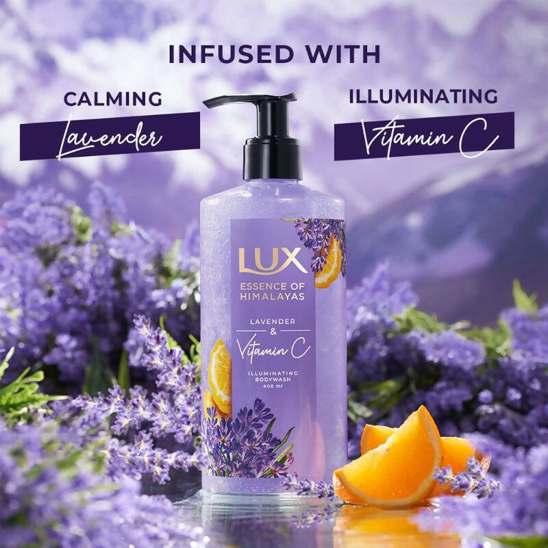 Lux Essence Of Himalayas Lavender & Vitamin C Illuminating Body Wash