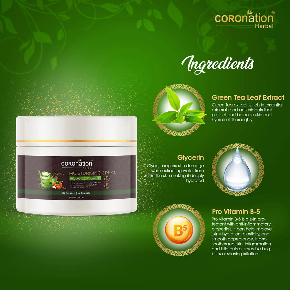 Coronation Herbal Fuji Matcha Green Tea Moisturizing Cream