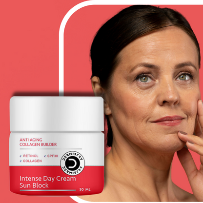 Dermistry Anti Aging Collagen Builder SPF30 Retinol Hyaluronic Acid Nourishing Age Protect Day Cream