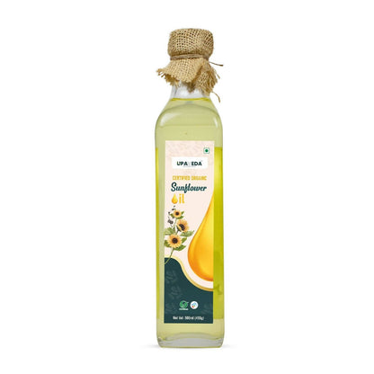 Upaveda Organic Cold Pressed Sunflower Oil