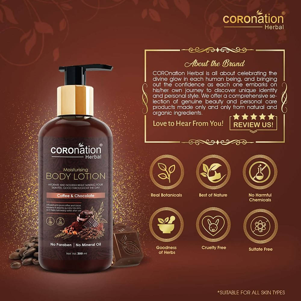 Coronation Herbal Coffee & Chocolate Moisturising Body Lotion